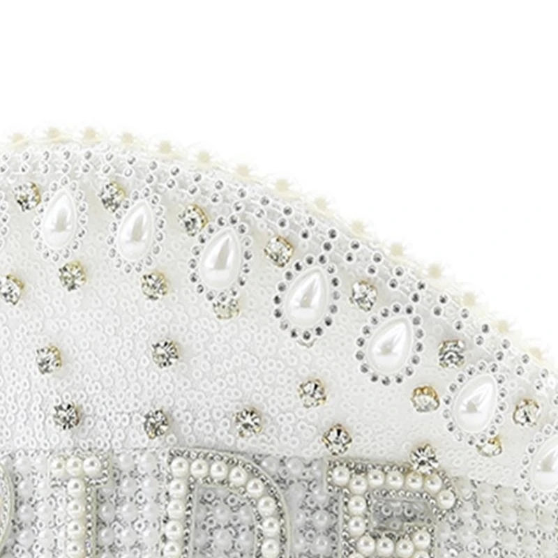 White Hat Adult Hat Carnivals Party Costume Bride Wedding Hat Captain Teenagers Wedding Supplies