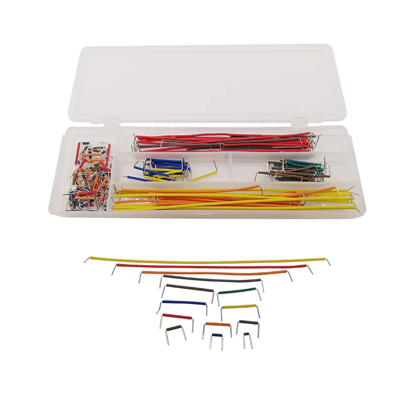 140Pcs/Box Solderless Breadboard Jumper Wires Cable Kit for Arduino PCB Bread Board DIY