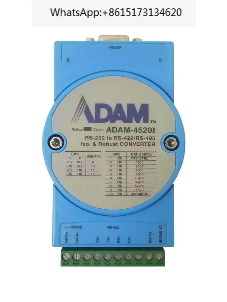 Advantech ADAM-4520 4520I isolated serial port RS232 to RS485 bus Adam conversion module