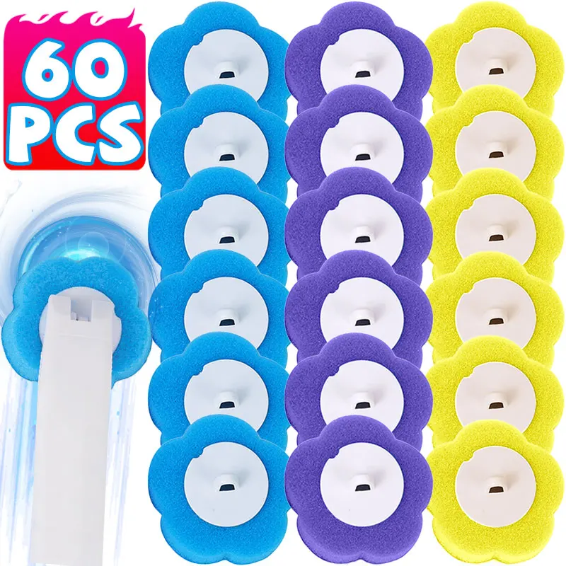 Effective Disposable Toilet Brush Dissolving Replacement Heads Fragrance Stain Removed Cleaning Daily Bath Toilet Clean Supplies