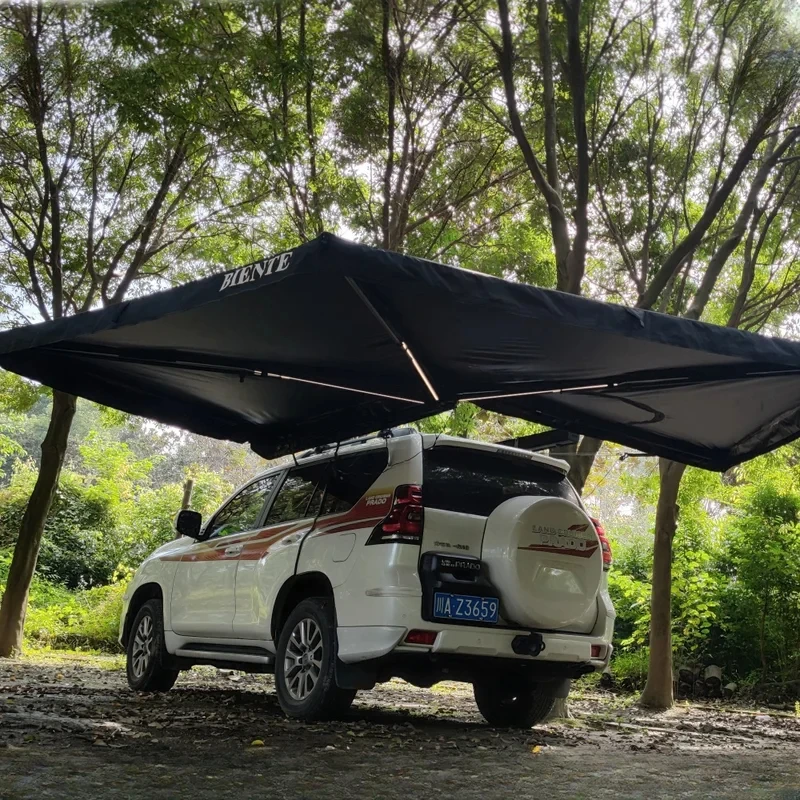 

Wholesale 270 Degree Awning Roof Top Tent Fan-Shaped Portable Quick Open Car Side Awning