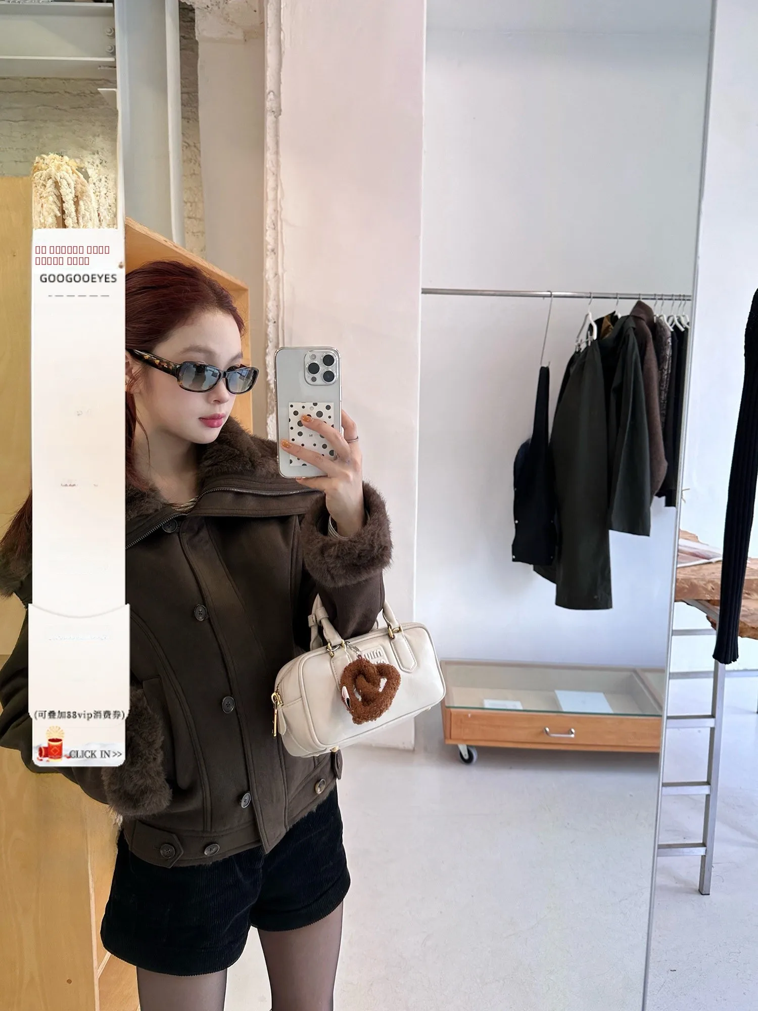 

Warm Furry ort Jaet Women's Biker Sle Plu Leather Fur Inteated High Collar Coat Thiened Long Sve Zipper for Wi...