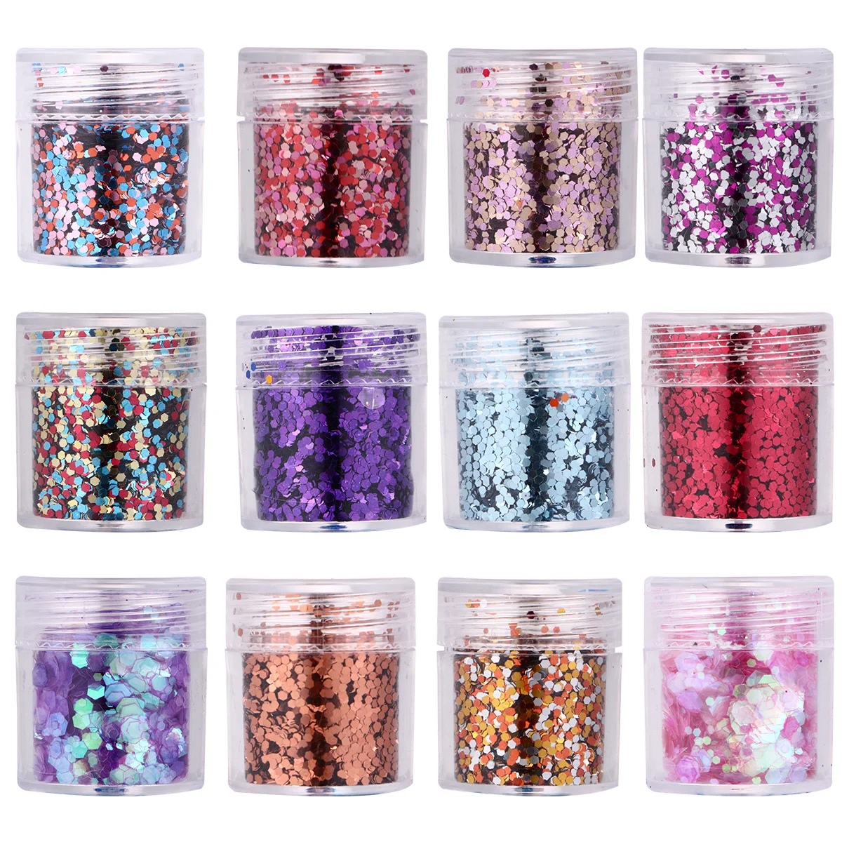 

Flash Glitter Powder Set Ultra-Thin Gradient Sequins For Nail Art Decoration Manicure Shining Pieces Nail Paillette