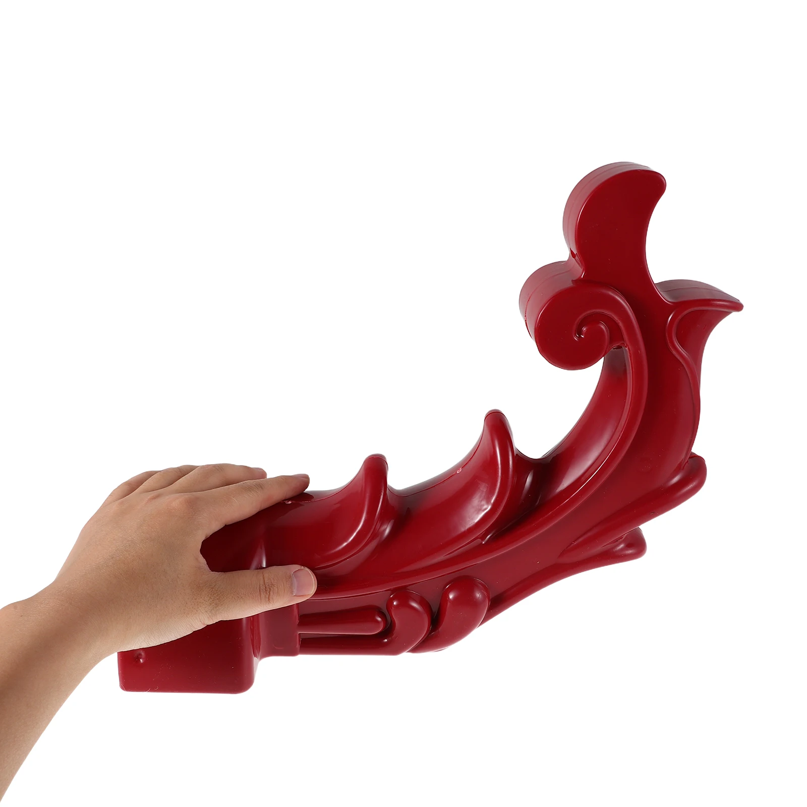 

Vintage Roof Decoration Curved Design Durable Plastic Weather Resistant Easy Install Cultural Ornament For