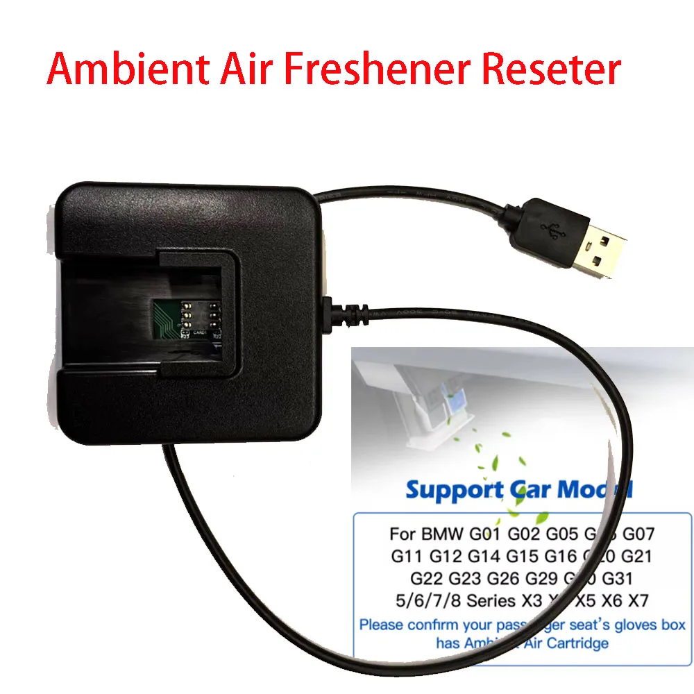 For BMW Ambient Air Cartridge Resetter Fragrance Smart Box Chip Activator Tool for G30 G11 X3-X7 3/5/7 Series ﻿