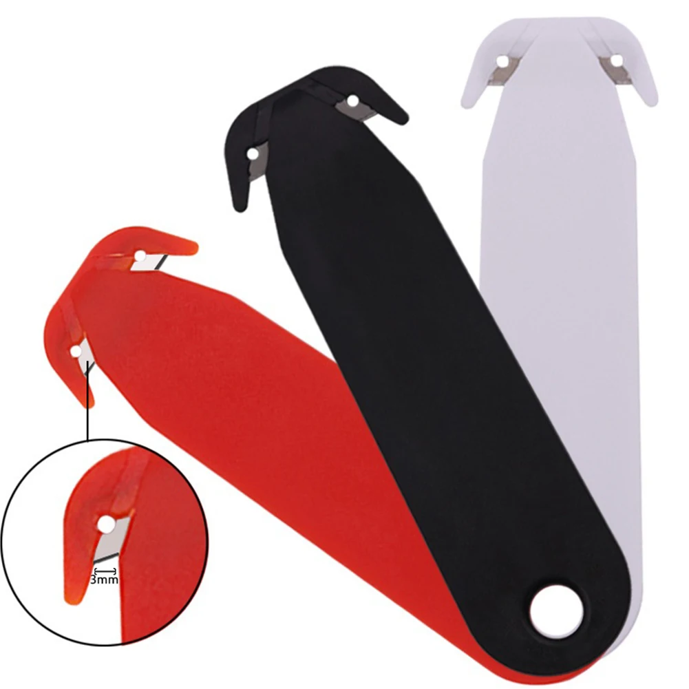 Double-edged Safety Box Cutter Blade Multi Tools Film Cutting Art Paper Cutter Package Opener Plastic Cutters For Box Carton