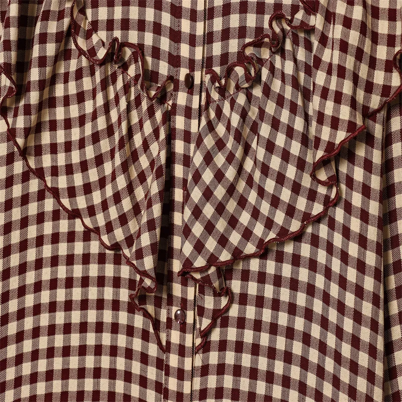 Chemise superposée en Tartan décontractée pour femmes, nouvelle Collection automne/hiver 2025, vêtements superposés