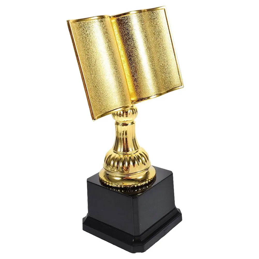 Mini Plastic Reading Competition Trophies Sturdy Lightweight Award Prize for Students Parent child Book Decorative