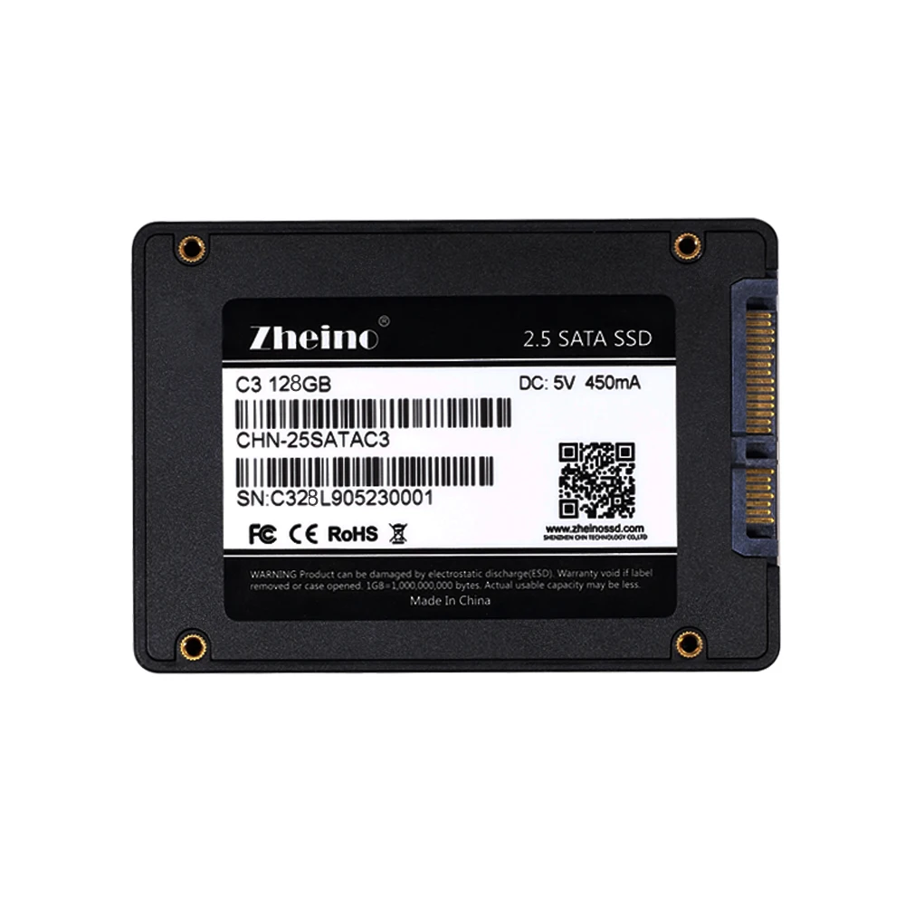 Zheino SSD 128GB 256GB 2.5inch solid state drive disk for laptop desktop