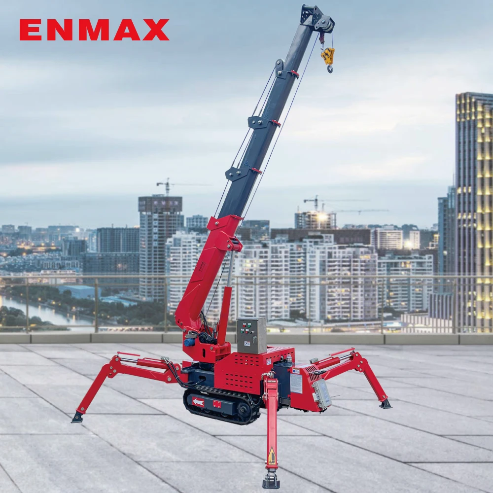 

Mini Mobile Construction Spider Crawler Crane with Hydraulic Electric for Narrow Spaces Featuring Core Components Motor Gear