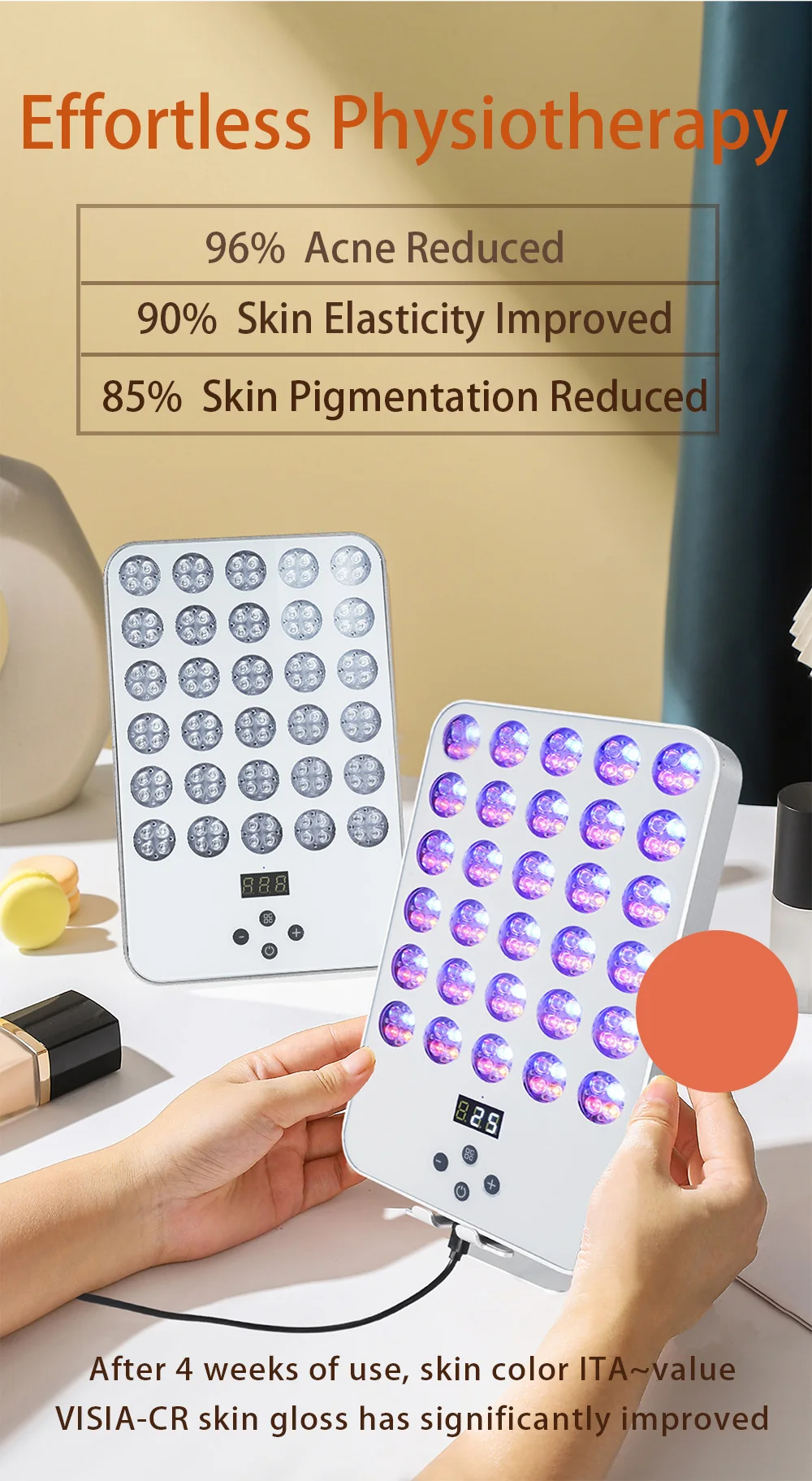 

2026unique 850nm LED Therapy Red Light Therapy Panel Red Light Therapy Panel for Pain Relief with US Plug