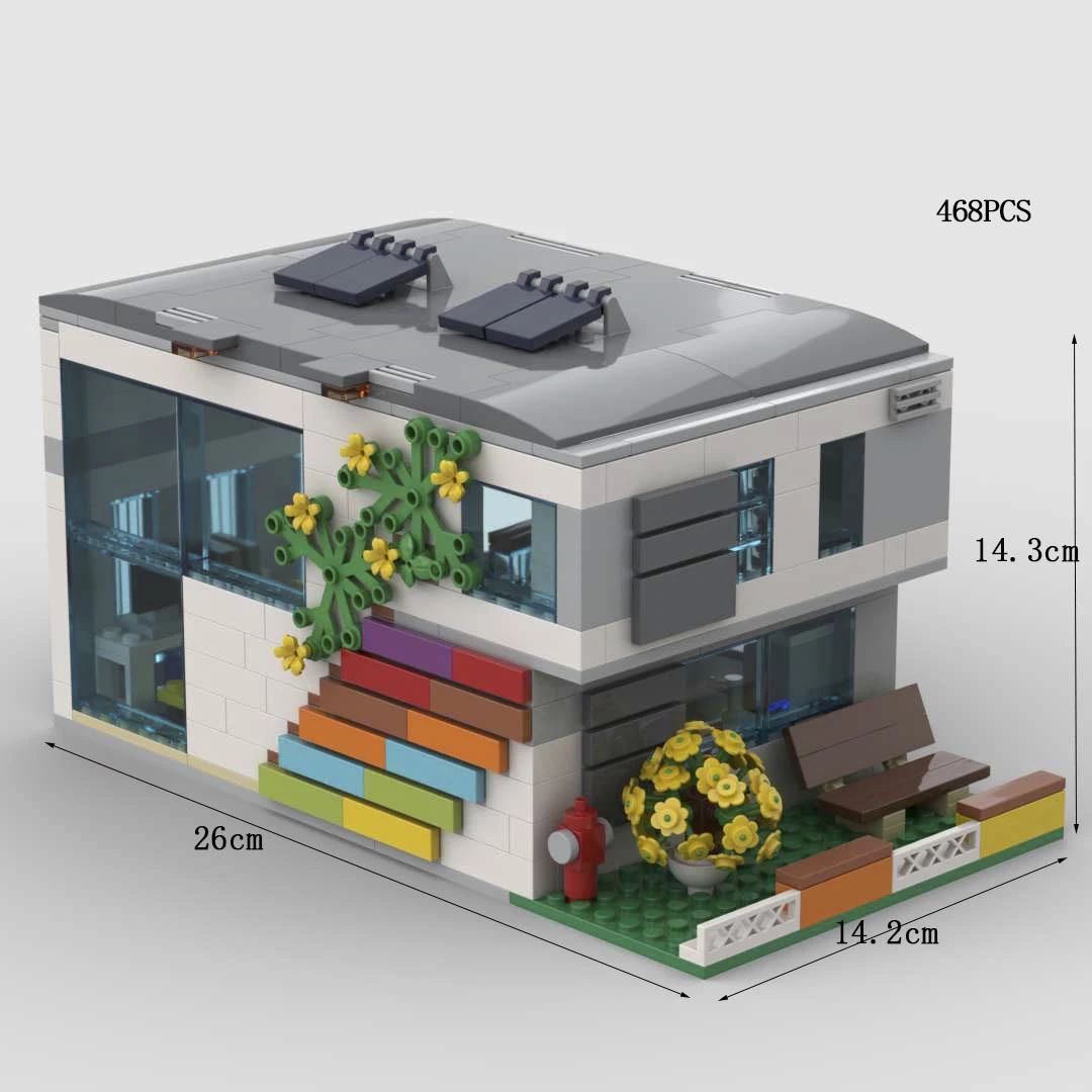 MOC Dental Clinic Building Blocks Hospital Room Laboratory Bench Microscope Tube Office Computer Bricks Toys Kids Gift