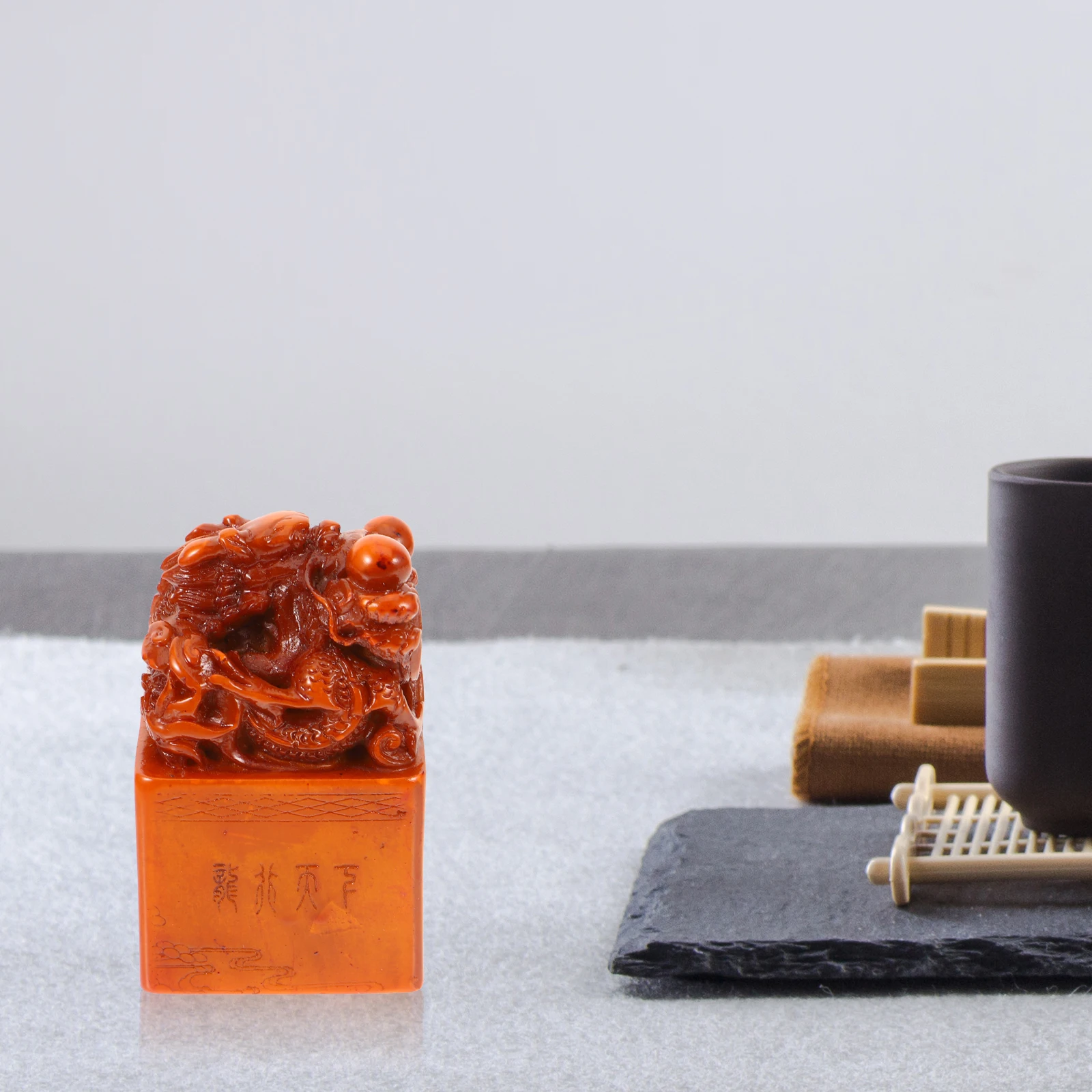 

Natural Shou Shan Stone Seal Stamp DIY Craft Blank Stone Handmade Carving Gift Mini Size Durable Comfortable Grip Storage