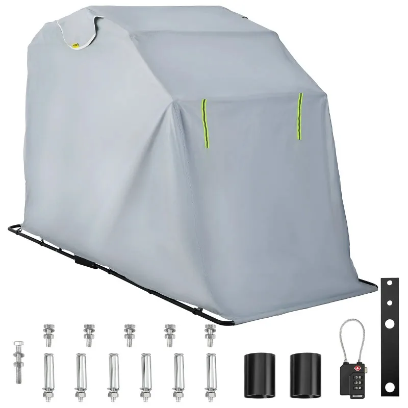

Motorcycle Shelter Waterproof Motorcycle Cover Heavy Duty Motorcycle Garage 420D Oxford Motorbike Sunshade Storage Raincoat Tent