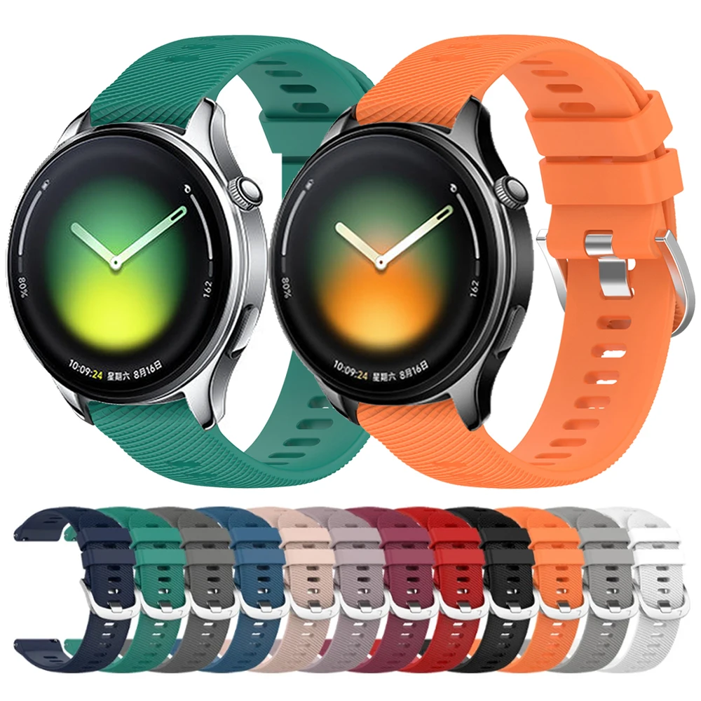 20 22mm Silikonarmband für Xiaomi Watch 5 S4 S3 S2 S1/MI Watch Color 2/Amazfit Active Max BALANCE 2 GTS 4 2mini Bip 3 U Pro Armband