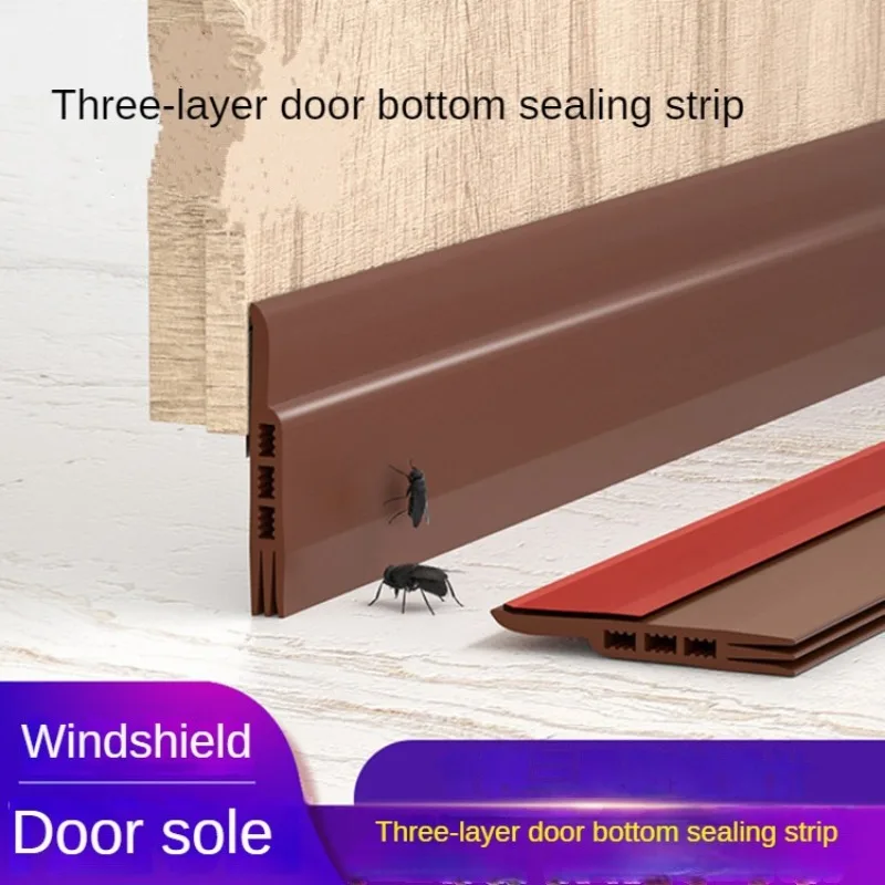 Under Door Draft Stoppers Doors Bottom Weather Stripping Energy Saving Wind Blocker Window Seal Strip Noise Stopper Insulator