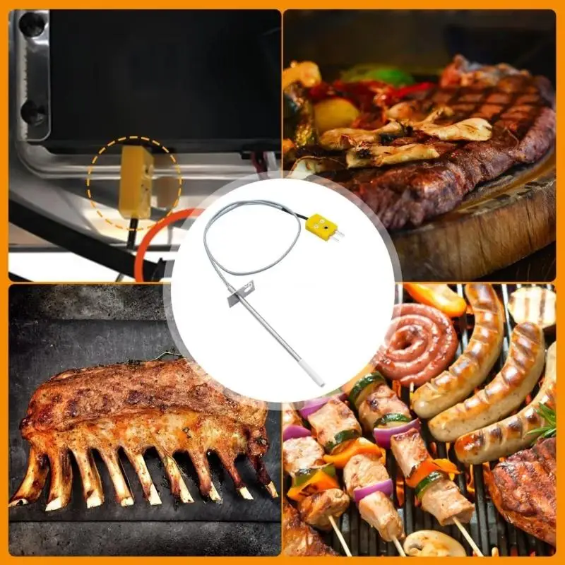 Vervanging Temperatuursonde Grill Temperatuurmeting Onderdelen Metalen Temperatuursensor voor 560 1050 Grills Dropship