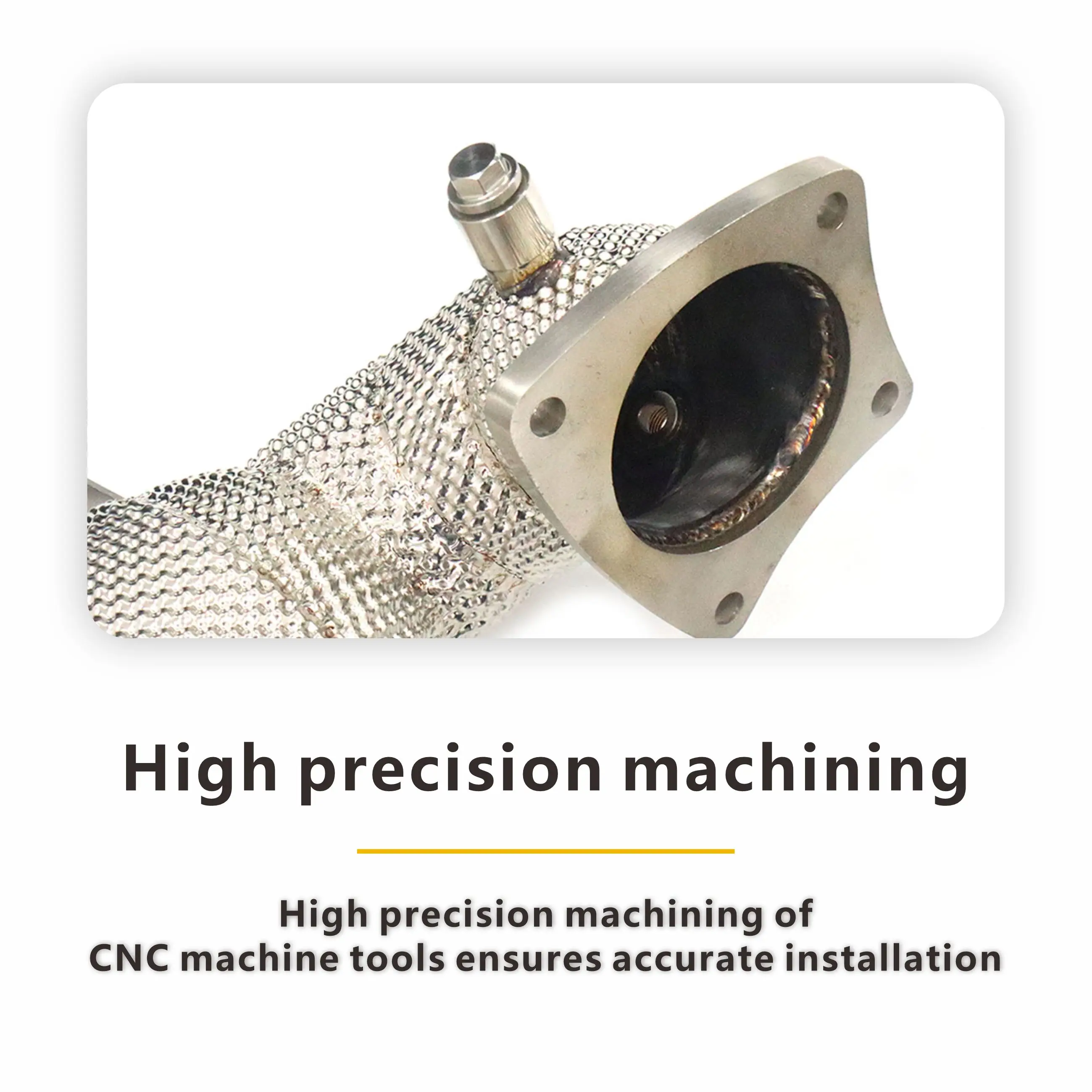 أنبوب MANX OPF لأودي R8 V10 2022 + نظام عادم خفيف الوزن عالي الجودة درع حراري محفز زيادة الطاقة #2