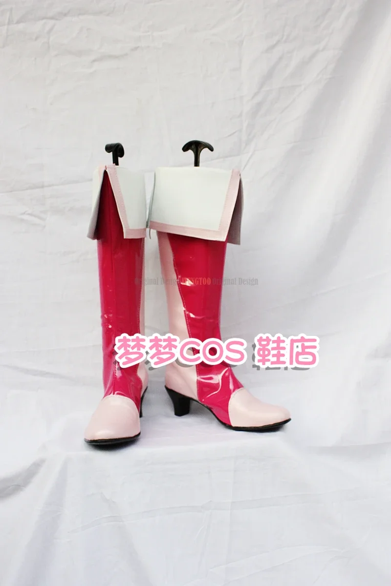 

HappinessCharge PreCure!/Pretty Cure! Cure Peach Anime Characters Shoe Cosplay Shoes Boots Party Costume Prop