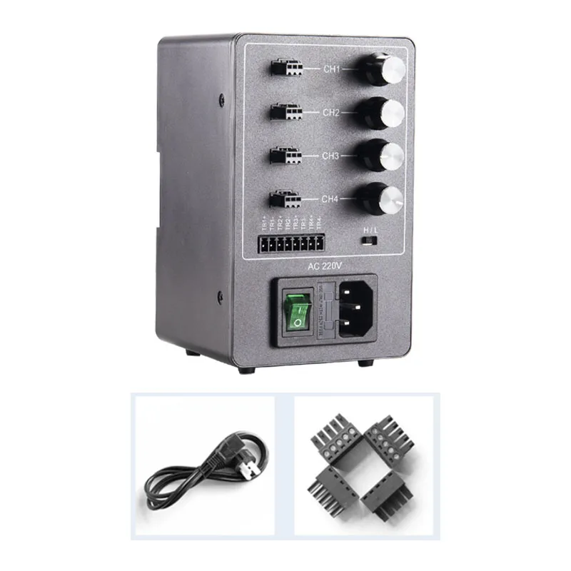 MA01 Analog Controller, ABS housing knob adjustment, 2/4-channel, with external trigger, output voltage 24V, dimmer