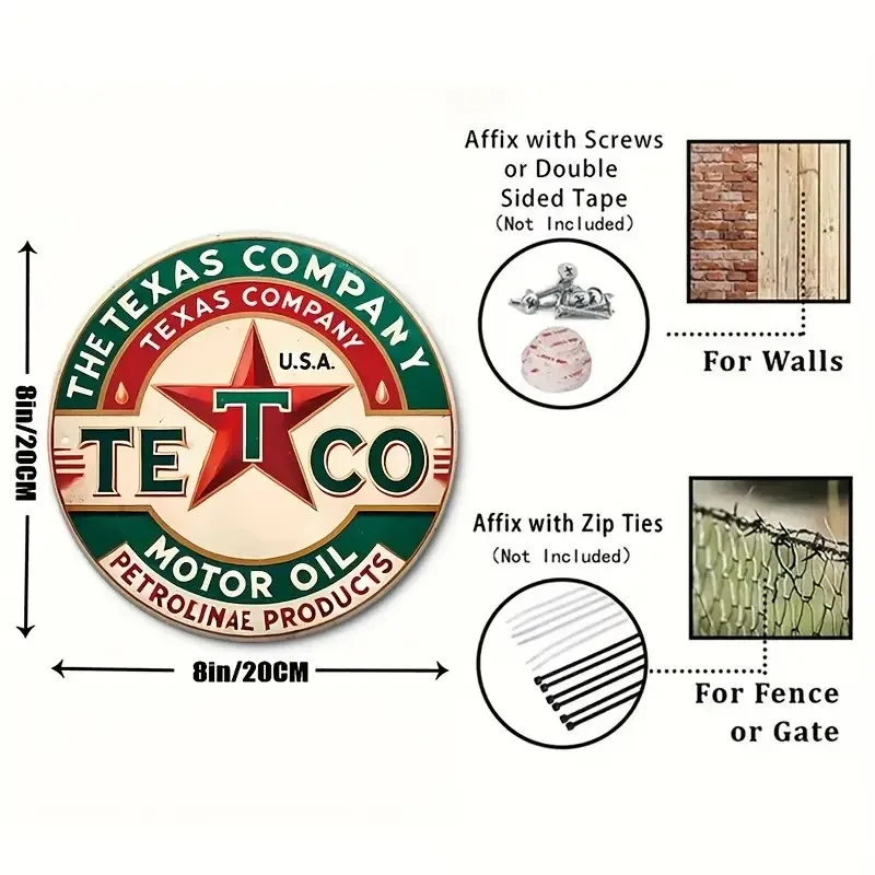 لوحة حائط مسطحة ثنائية الأبعاد، قطعة واحدة من لافتة Hello Retro باللونين الأزرق والأسود - ألومنيوم شديد التحمل 19.99 × 19.99 سم (200 × 200) لافتة يدوية لفتة مرحبا #4