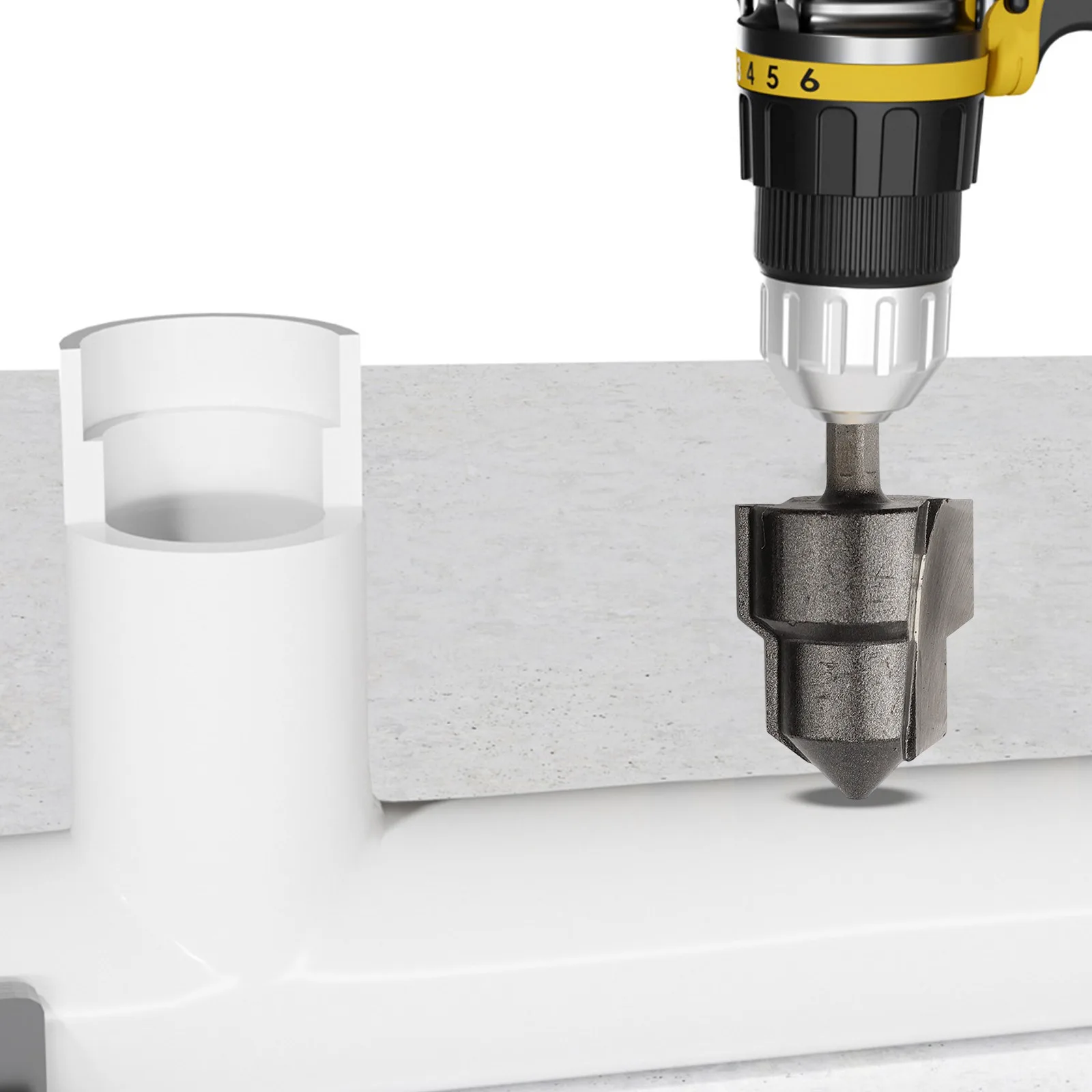 

3pcs Hexagon PPR Drill Bit Water Pipe Expansion Drill Punch Plumber #20 #25 #32 For Power Tools Drill Bits Accessory