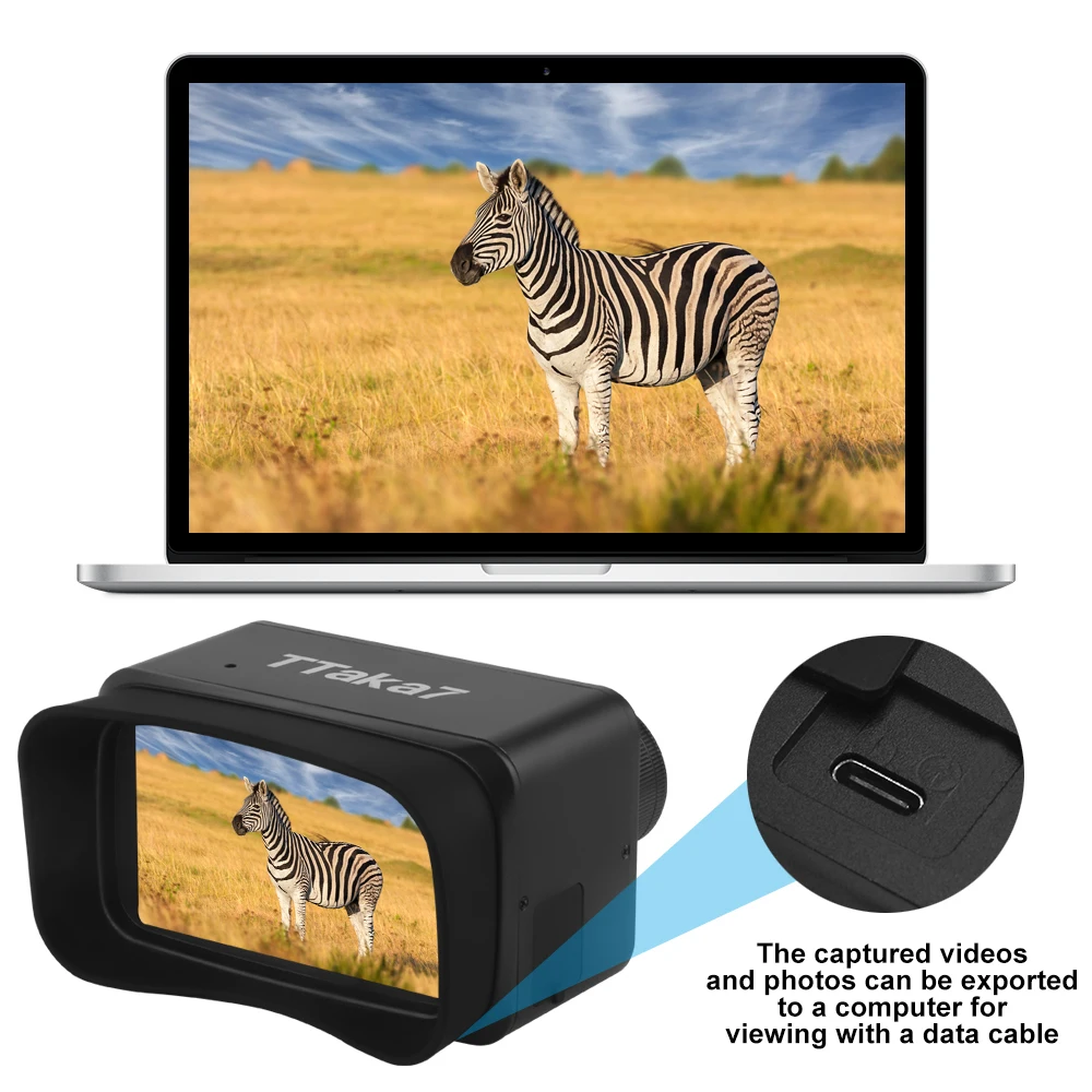 4K Night Vision Goggles Binoculars 48MP Night Vision Camera 3'' Large Screen 12 Languages 300M Full Dark Infrared Night Vision