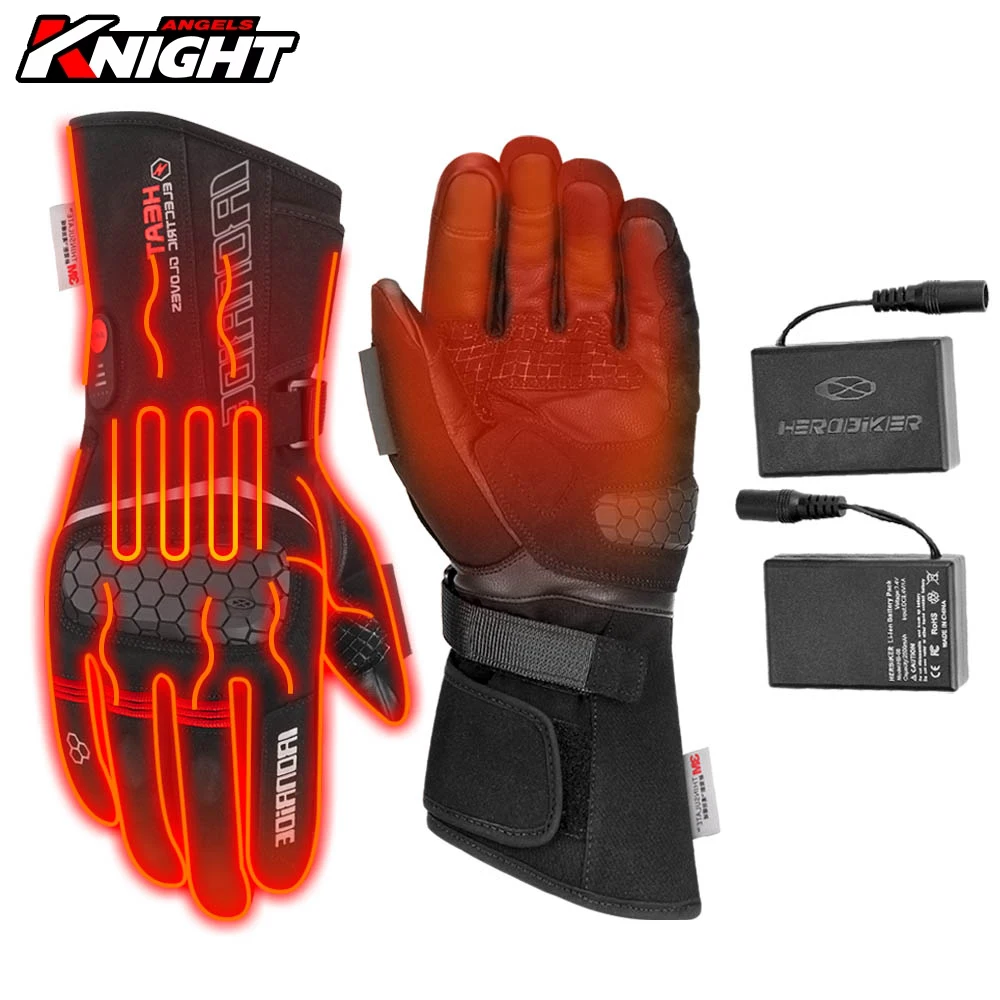 

Men Motorcycle Heated Gloves Windproof Heating Gloves Women Skiing Snowboarding Hunting Fishing Heated Rechargeable Gloves