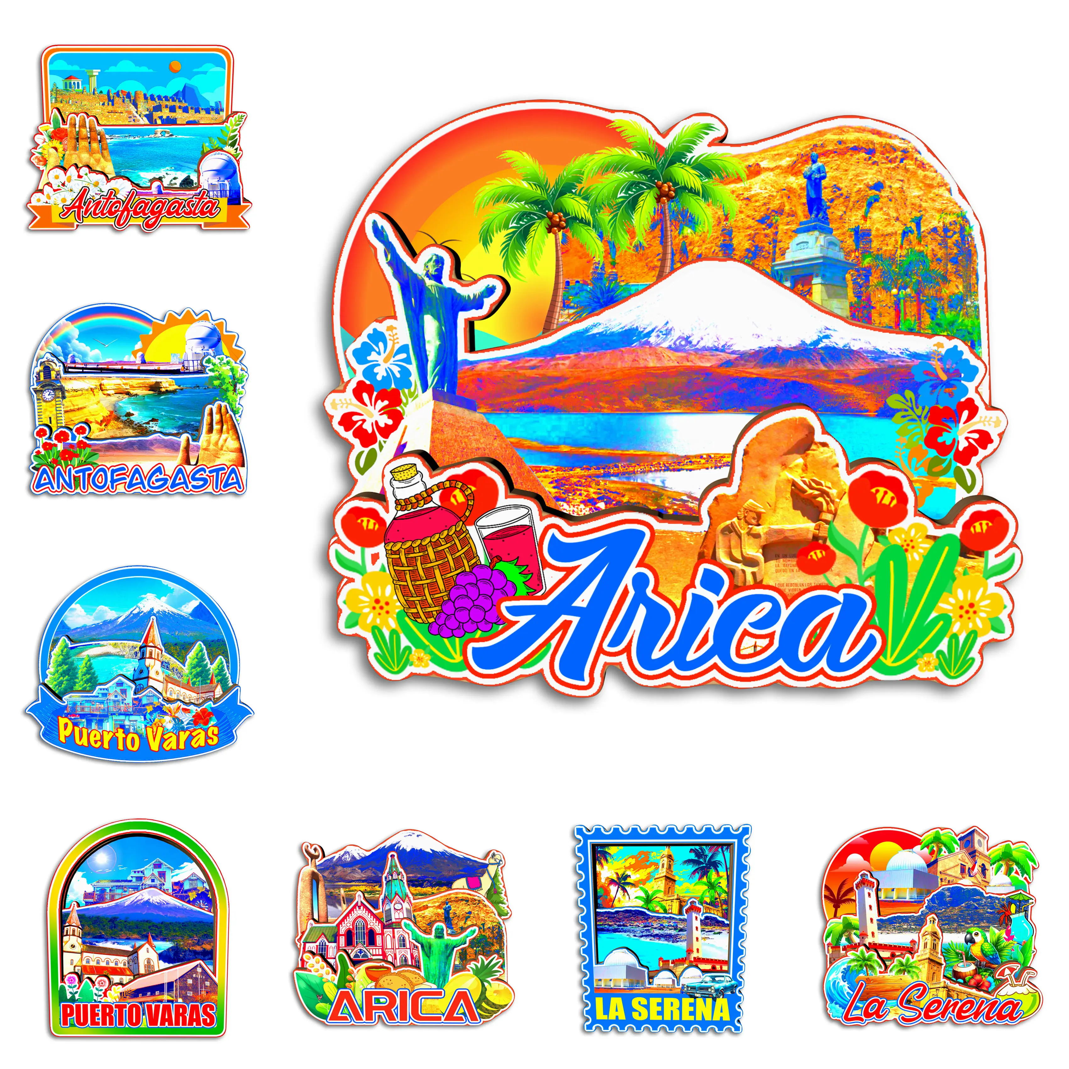 Magnets de Frigorífico de Arica: Recuerdos Auténticos para Viajeros y Coleccionistas