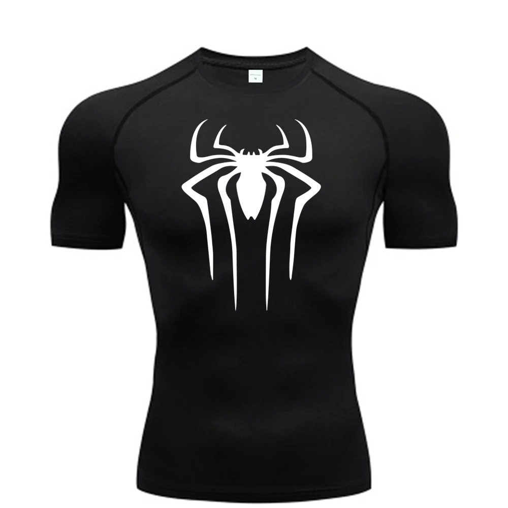 New Compression Shirt Men Fitness Gym Super Hero Sport Running T-Shirt Rashgard Tops Tee Quick Dry Short Sleeve T-Shirt For Men