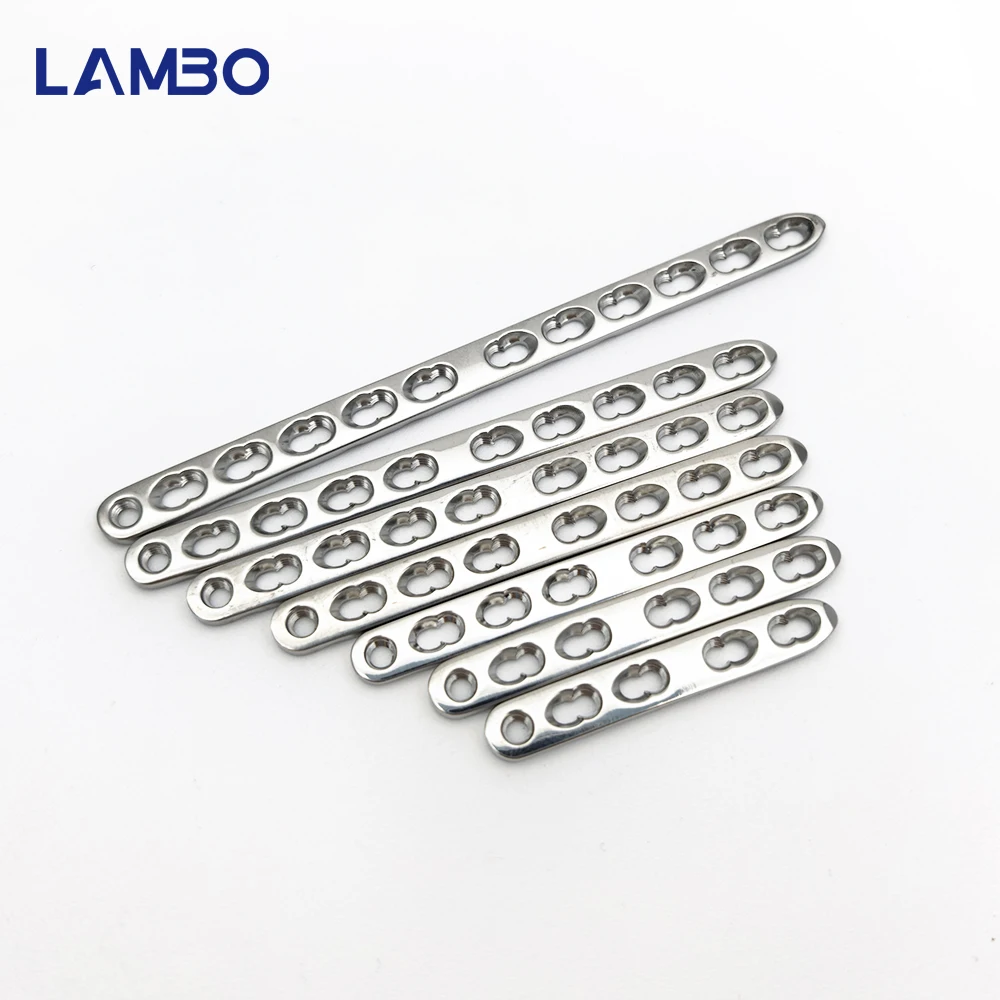 1PC 2.0/2.4mm S.S. Straight Locking Plate for Veterinary,Orthopedic Implants,Pet Hand Tools, Surgical Instruments for Dogs view 3