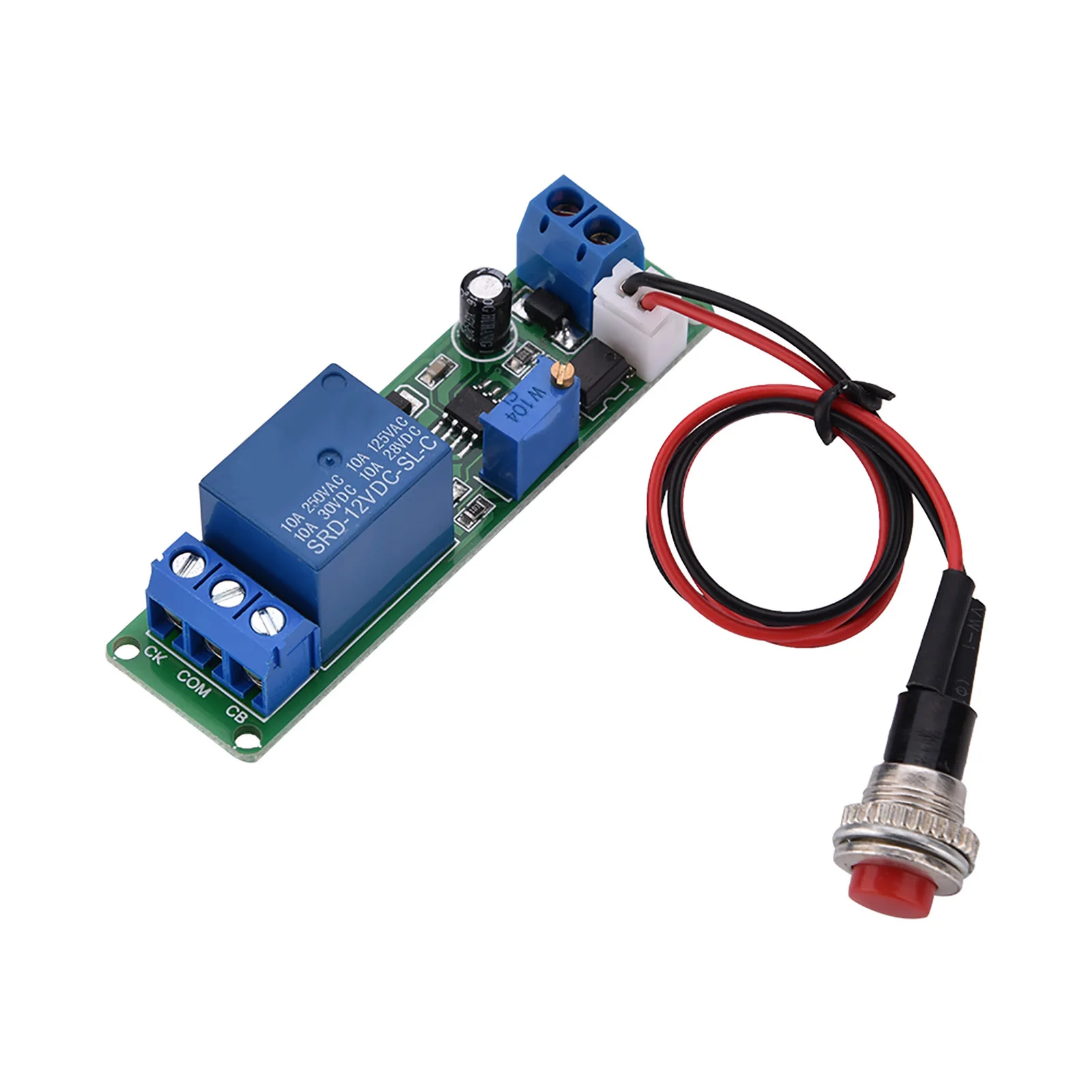 DC 12V Adjustable Timer Delay Turn OFF Module Timing Relay Time Switch 1~10sec Timer Switch Module Adjustable Timer Module