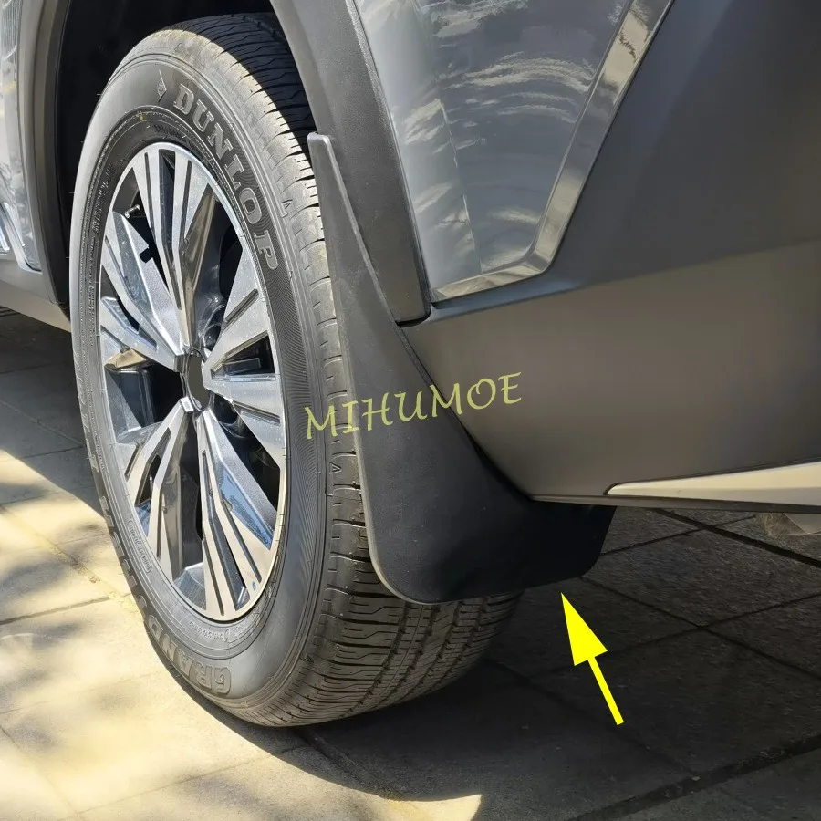

Front Rear Wheel Mud Flaps Splash Guards For Nissan X-Trail T33 Rogue 2021 2022 2023 2024 2025 Mudflaps Mudguards With Screw