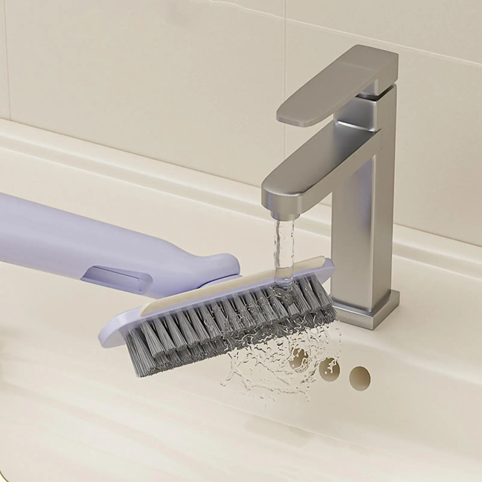 

Crevice Cleaning Brush Ergonomic Household Cleaning Supplies Kitchen Narrow Cleaner Brush For Groove Home Bathroom Shower Toilet