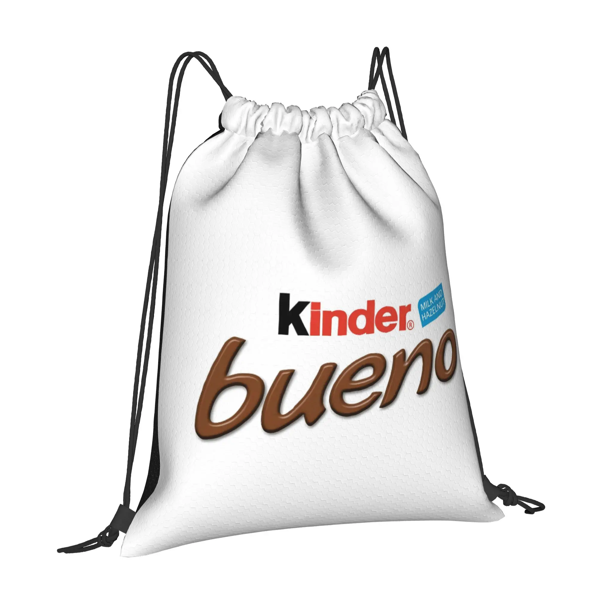 Kinder Bueno 9 kinder  Multi-function Pocket Men Women Storage Backpack Teenager Travel Bag Print Drawstring Bags
