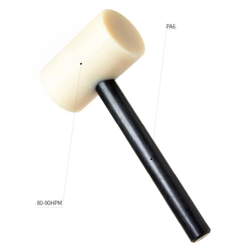 

Carpentry, metal products and industrial use diameters of 60mm, hard nylon hammer - Leather process