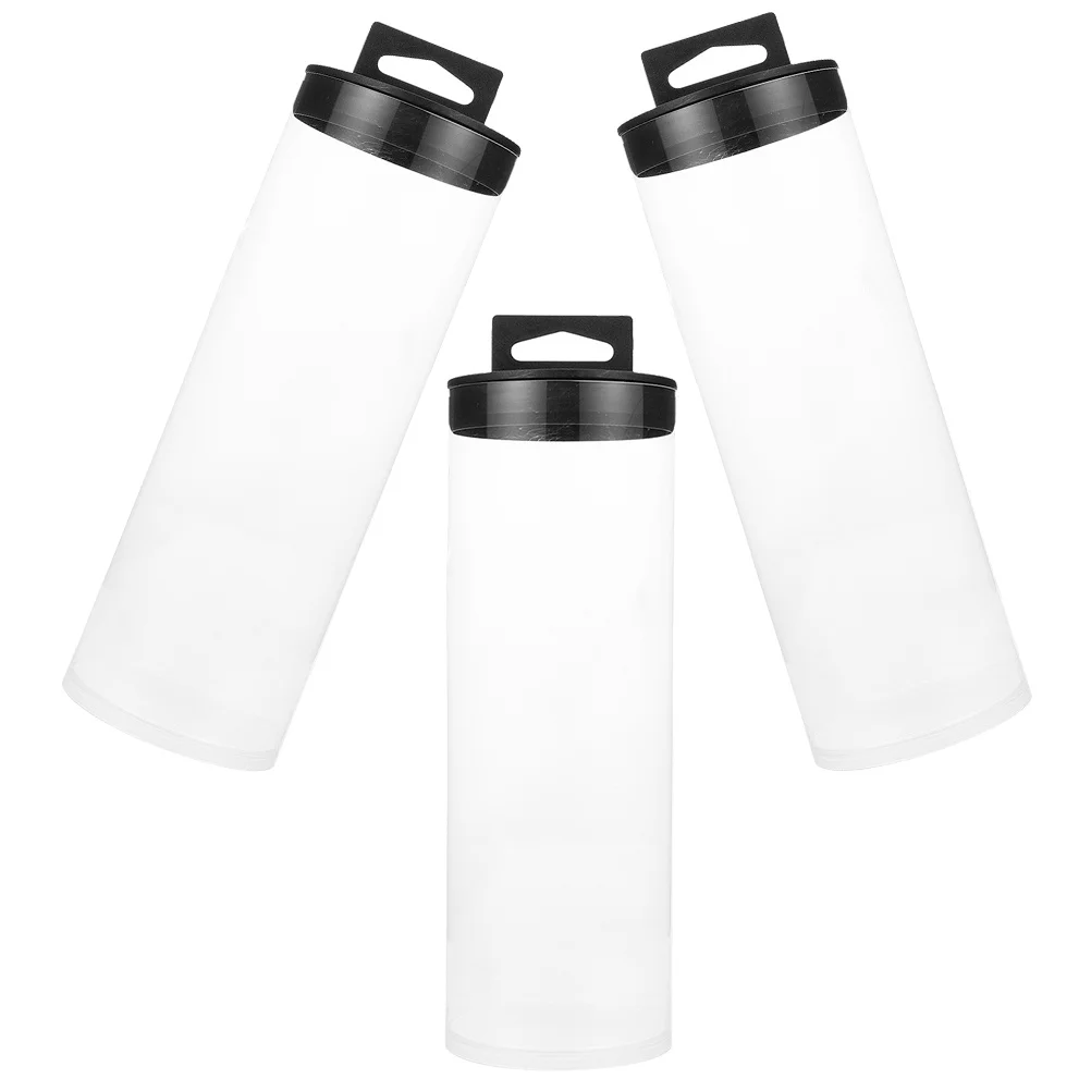 3 قطع من أنبوب كرة التنس الشفاف، حاوية تخزين كرة البيسبول، غطاء مقاوم للغبار لتنظيم الرياضة، حامل كرة محمول شفاف