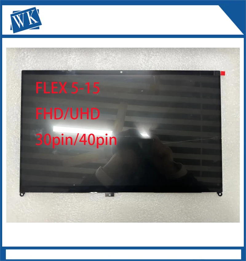 

Pantalla táctil Lcd de 15,6 "para for Lenovo Ideapad Flex 5-15IIL05 5-15ALC05 5-15ITL05 5-15iil 5D10S39644 5D10S39643