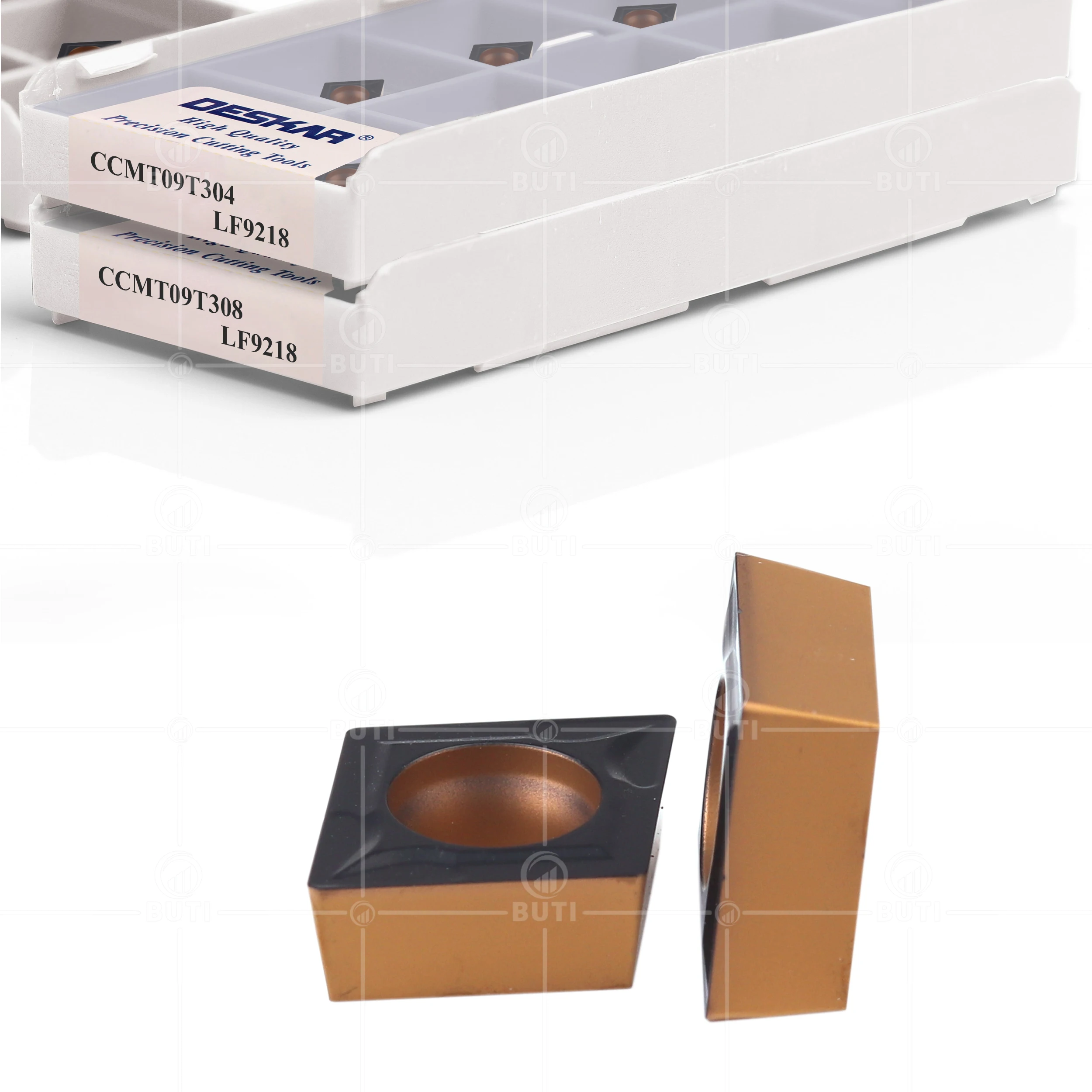Imagem -03 - Deskar 100 Original Ccmt060204 060208 Ccmt09t304 Ccmt09t308 Lf9218 Ferramentas de Torneamento Insere Ferramentas de Corte de Torno de Carboneto para Aço