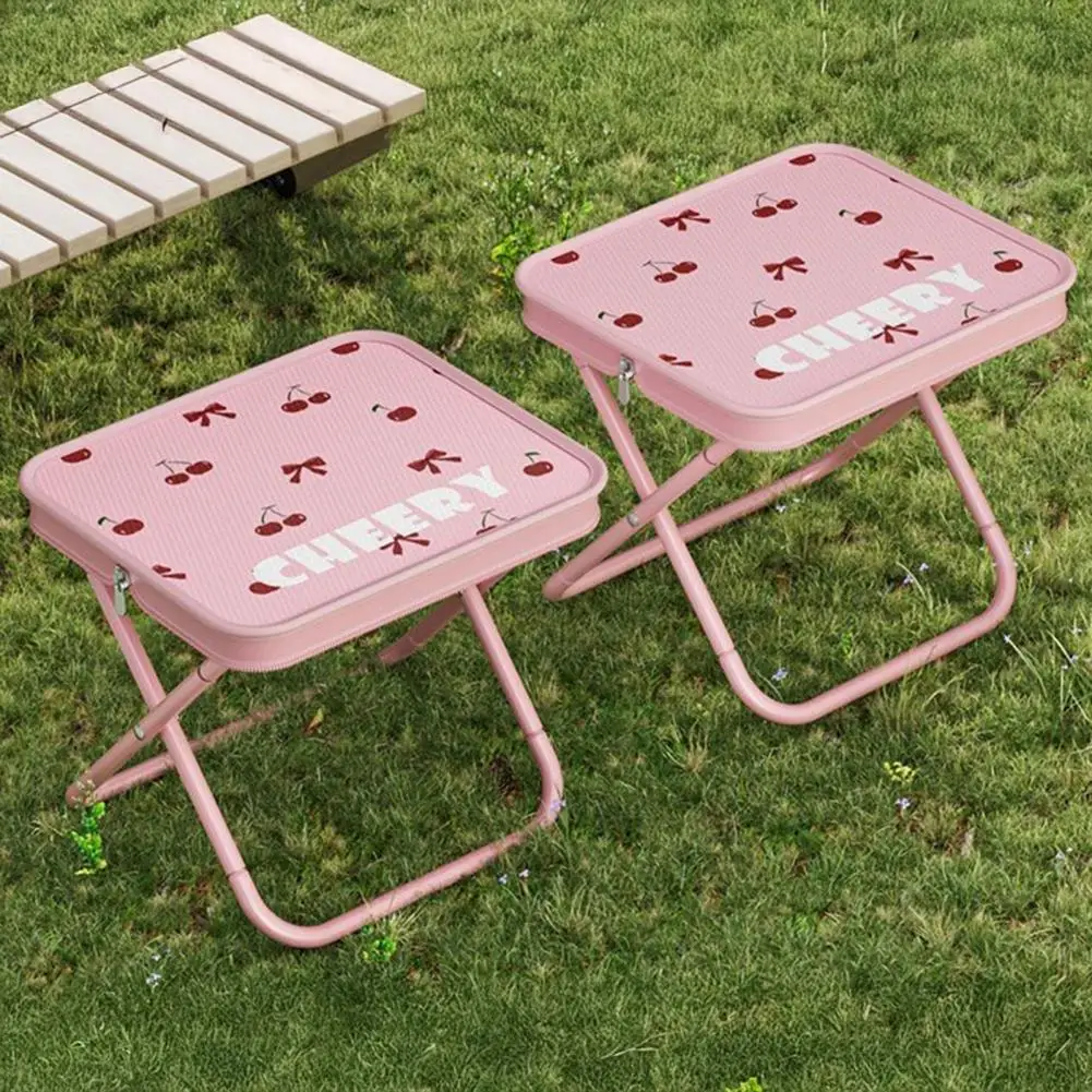 

Folding Stool with Bag Portable Lightweight Folding Stool for Camping Backpacking Fishing Heavy Duty Collapsible for Outdoor