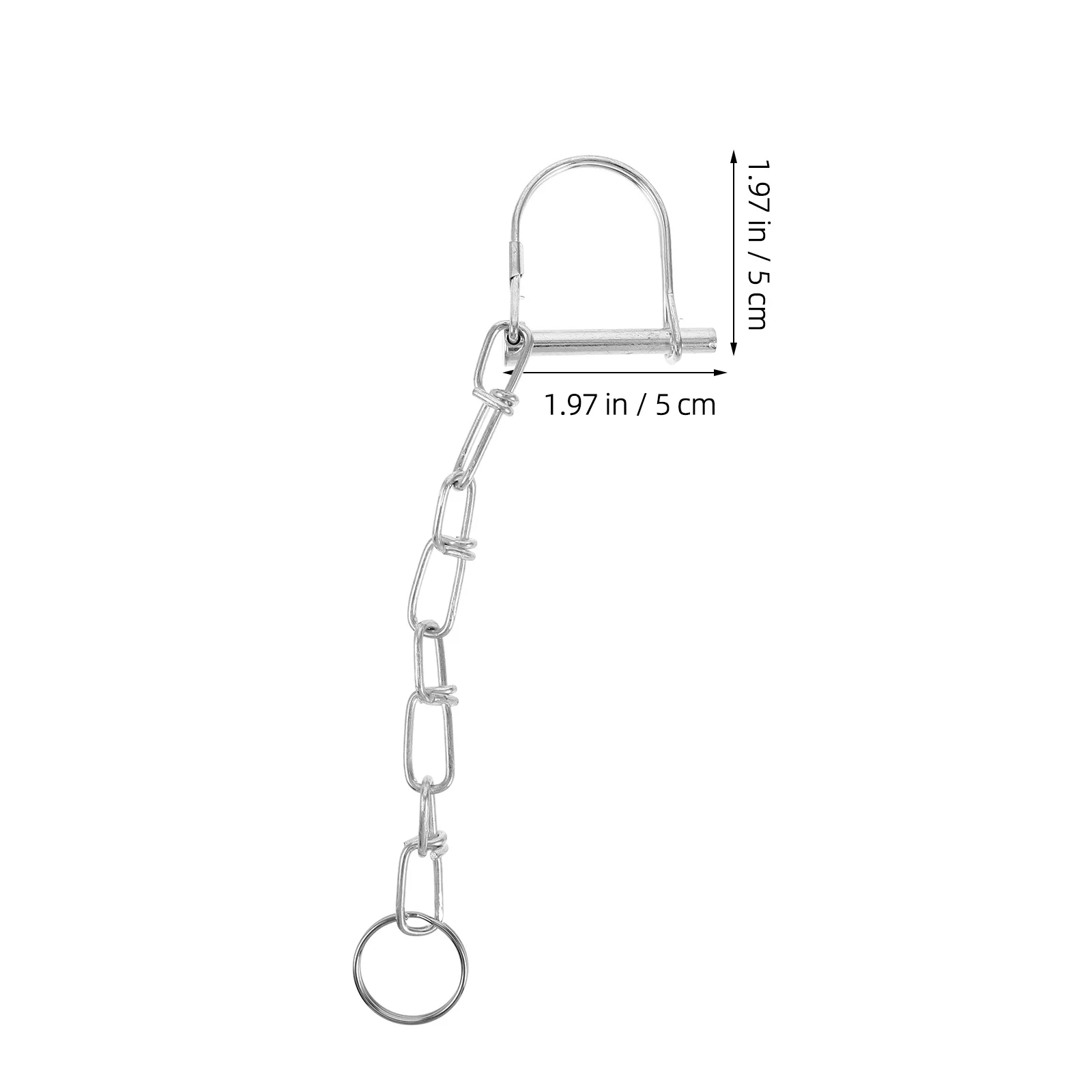 Trava resistente galvanizada do acoplador do pino de segurança do engate do reboque para acessórios seguros do reboque nenhuma ferramenta necessária para a instalação