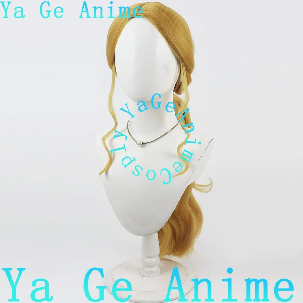 Ya Ge Anime Store Jingle Jangle Rogaston Girl شعر مستعار تأثيري في المخزون شحن سريع مع فروة الرأس واقعية اللون الذهبي #4