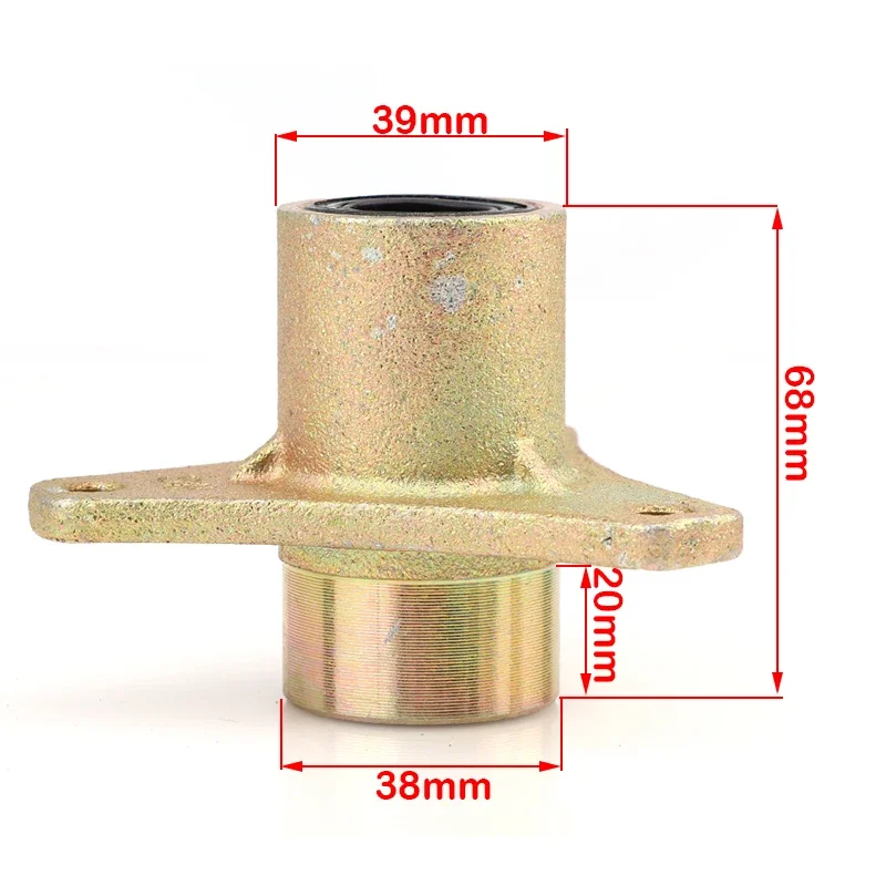 

15MM Bearing Front Wheel Hub 78mm*3 stud For China 70cc-150cc Mini Kids Go Kart Golf Cart Buggy Karting ATV Scooter Quad Bike