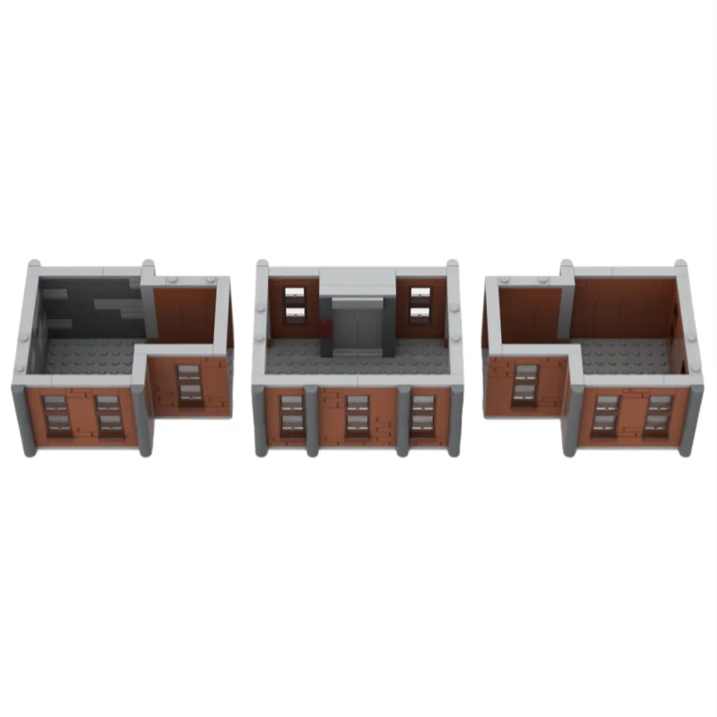 417PCS Classic Movie Building Block Toy Set Extra Floor MOC-76294 Building Module Stereoscopic Technology Bricks