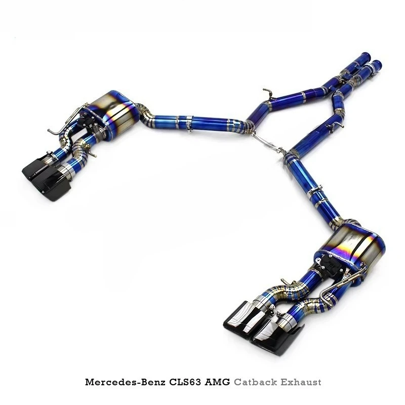 

Custom Tuning Catback Exhaust System for Mercedes-Benz CLS63 AMG W218 5.5T 2013-2017 Titanium Valvetronic Exhaust System