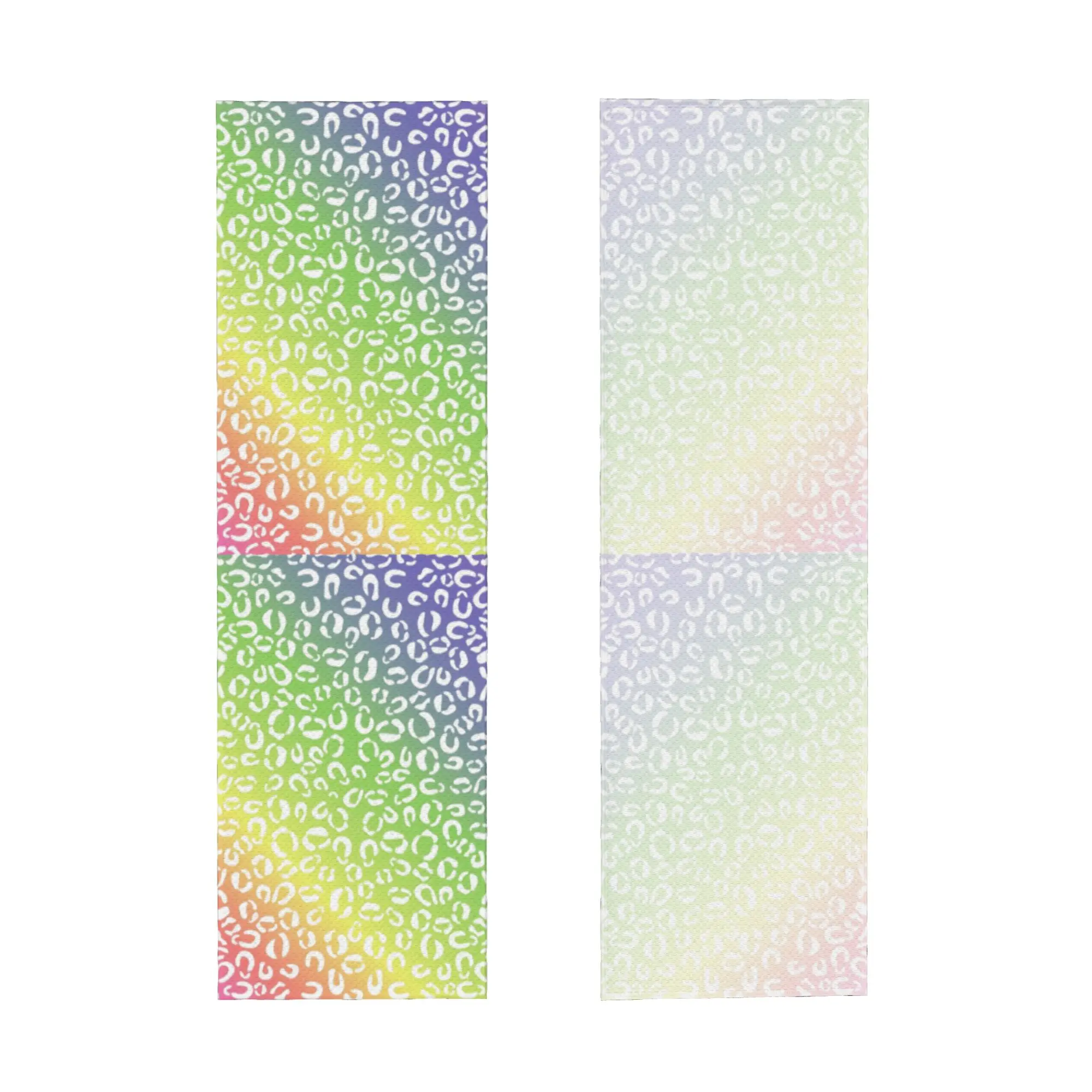 Rainbow Leopard Animal Print Cold Exercise Towel Face Towel Quick Dry  Shower Breathable Cold Towel