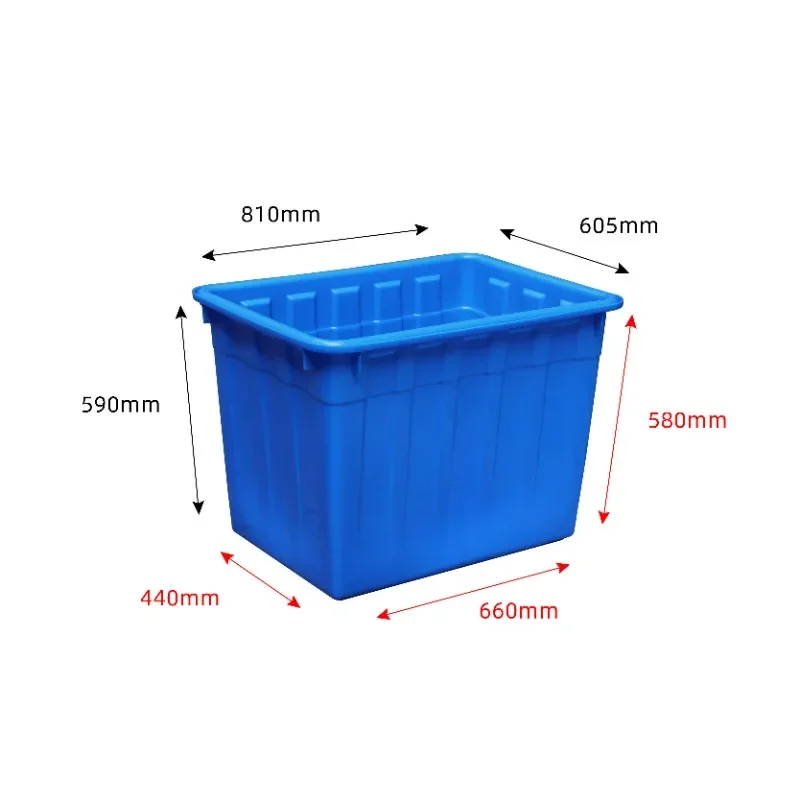 Industrial stackable plastic storage bins 60L 90L 120L 200L Plastic turnover box large   