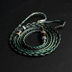 XINHS H14 8-core Jade Green+Black Five Element Hybrid Earphone Upgrade Cable