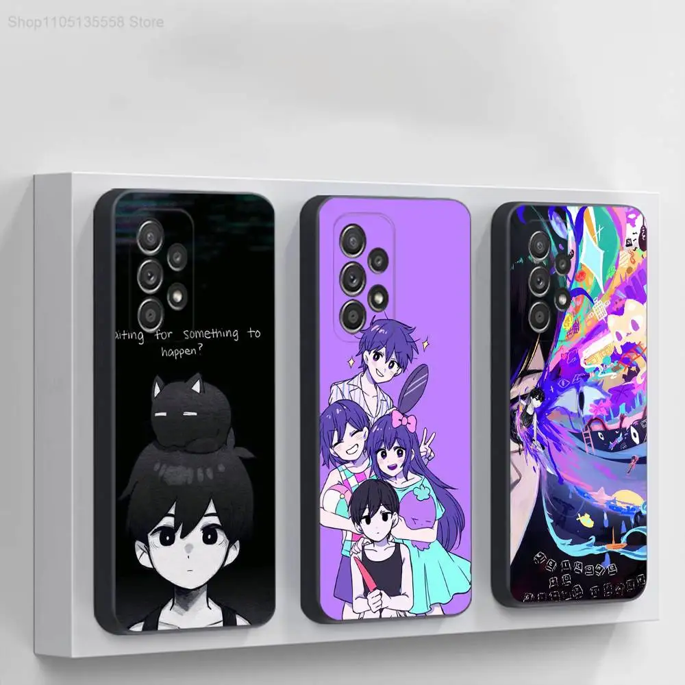 

O-Omori Game Phone Case For Samsung S 25,24,23,22,30,21,10,9,Ultra,Plus,Lite,FE,4,5G Black Soft Case