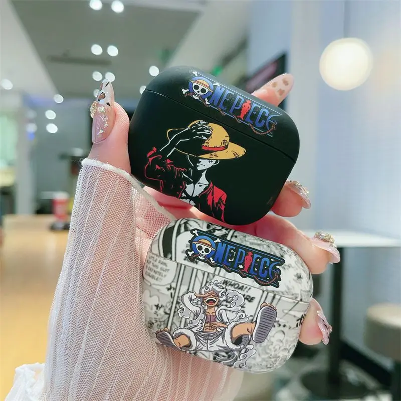 

Cute Anime One Piece Luffy Airpods Protective Case Suitable for Airpods 4 3 Protective Case AirPods Pro Pro2 Headphone Box Gift